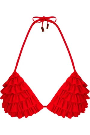 Vilebrequin Top Bikini Donna A Triangolo Tinta Unita