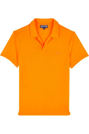 Vilebrequin Polo Uomo In Lyocell Tinta Unita
