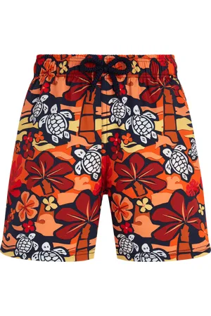 Vilebrequin Costume Da Bagno Bambino Elastico Monoi Turtles