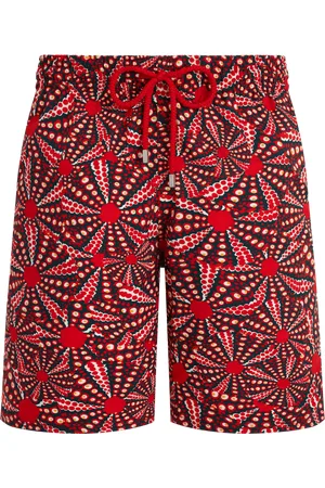 Vilebrequin Pantaloncini Mare Uomo Lunghi Elasticizzati Oursinades