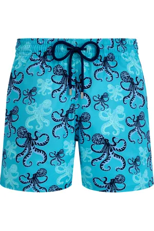 Vilebrequin Pantaloncini Mare Uomo Corti Elasticizzati Poulpes