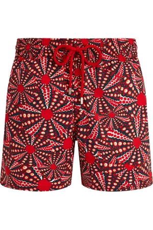 Vilebrequin Pantaloncini Mare Uomo Corti Elasticizzati Oursinades
