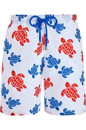 Vilebrequin Pantaloncini Mare Uomo Lunghi Tortues Multicolores