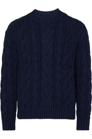 Vilebrequin Maglione Da Uomo In Cotone A Maglia Intrecciata