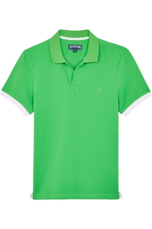 Vilebrequin Polo Uomo In Cotone Tinta Unita