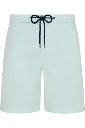 Vilebrequin Bermuda Uomo In Cotone, Raso E Tencel