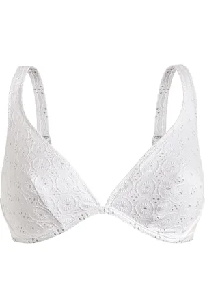 Vilebrequin Top Bikini Donna Con Ferretto Broderie Anglaise
