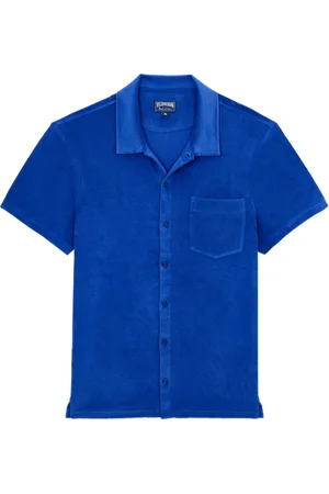 Vilebrequin Camicia Bowling In Cotone Tinta Unita
