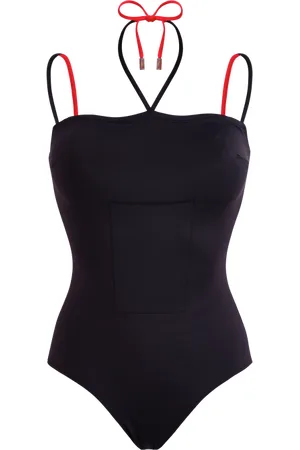 Vilebrequin Costume Intero Donna Bicolore Da Allacciare