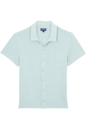 Vilebrequin Camicia Bowling In Cotone Tinta Unita