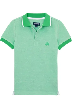 Vilebrequin Polo Bambino In Piquet Di Cotone Cangiante