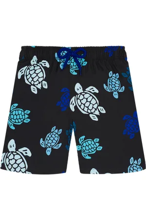Vilebrequin Pantaloncini Mare Uomo Ultraleggeri E Ripiegabili Tortues Multicolores