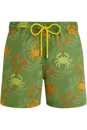 Vilebrequin Pantaloncini Mare Uomo Ricamati Crab Balloons