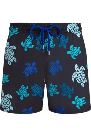 Vilebrequin Pantaloncini Mare Uomo Ultraleggeri E Ripiegabili Tortues Multicolores