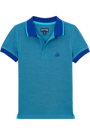 Vilebrequin Polo Bambino In Piquet Di Cotone Cangiante