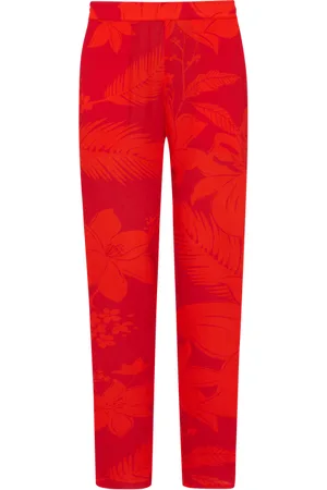Vilebrequin Pantaloni Donna In Viscosa Flower Power