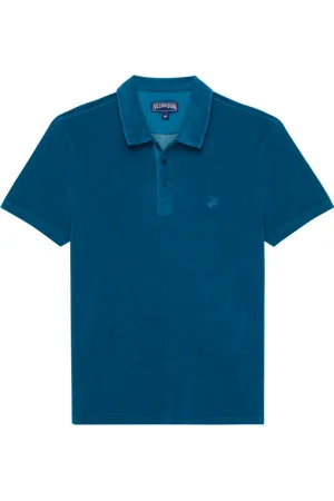 Vilebrequin Polo Uomo In Spugna Tinta Unita