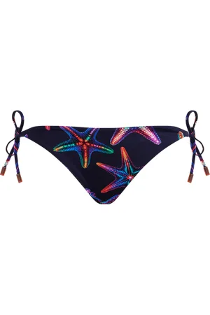 Vilebrequin Slip Bikini Donna Con Laccetti Laterali Disco Stars