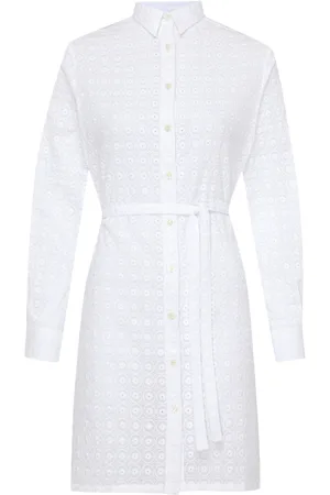 Vilebrequin Abito Chemisier Donna In Cotone Broderie Anglaise