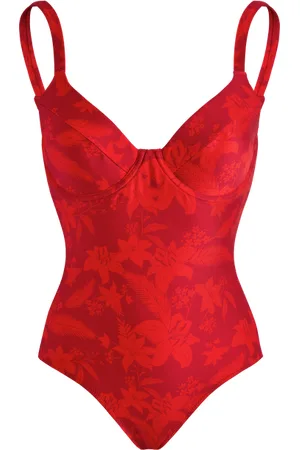 Vilebrequin Costume Intero Donna Con Ferretto Flower Power