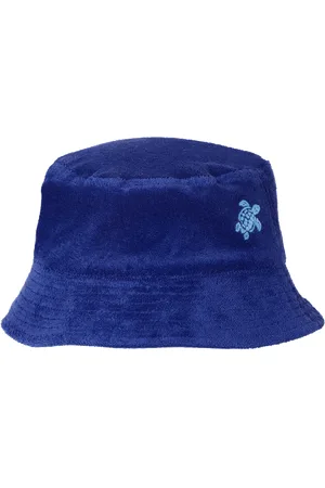 Vilebrequin Cappello In Spugna Bambini Con Ricamo Turtle