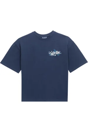 Vilebrequin T-shirt Bambino In Cotone Biologico Con Logo Gommato E Testurizzato Sul Retro
