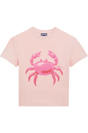 Vilebrequin T-shirt Bambino In Cotone Biologico Con Stampa Crab