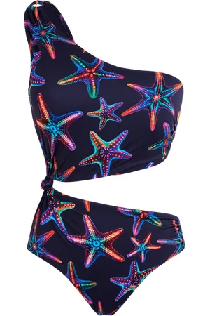 Vilebrequin Costume Intero Donna Asimmetrico Disco Stars