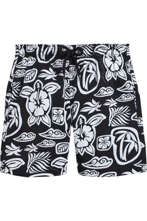 Vilebrequin Pantaloncini Mare Bambino Elasticizzati Tahiti Turtles