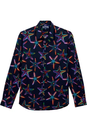 Vilebrequin Camicia Unisex In Cotone Biologico Disco Stars