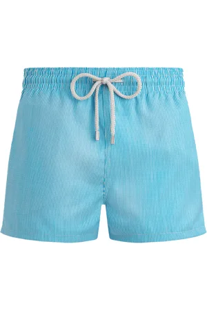 Vilebrequin Pantaloncini Mare Uomo In Lana Micro Rayures Tailoring