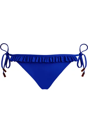 Vilebrequin Slip Bikini Donna Con Laccetti Laterali Tinta Unita