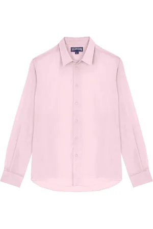 Vilebrequin Camicia Leggera In Voile Di Cotone Tinta Unita