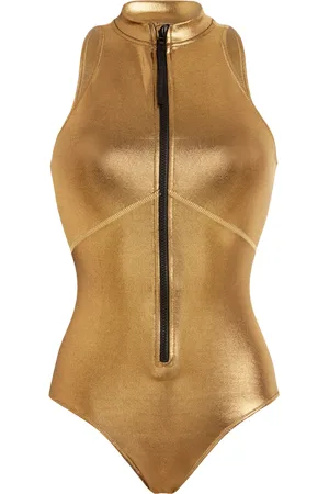 Vilebrequin Costume Da Bagno Donna Disco Gold