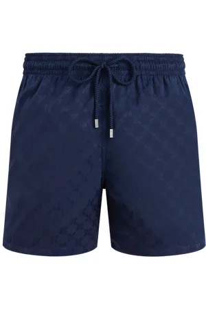 Vilebrequin Costume Da Bagno Uomo Turtle Monogram Jacquard