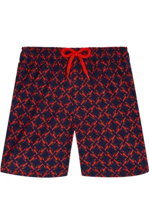 Vilebrequin Pantaloncini Mare Bambino Ultraleggeri E Ripiegabili Homard Pixel
