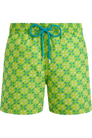 Vilebrequin Pantaloncini Mare Uomo Ricamati Homard Pixel
