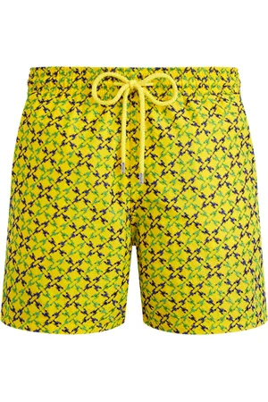 Vilebrequin Pantaloncini Mare Uomo Ricamati Homard Pixel