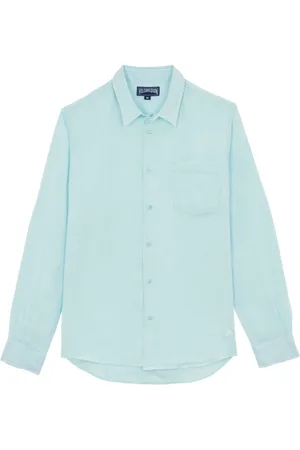Vilebrequin Camicia Uomo In Lino Natural Dye