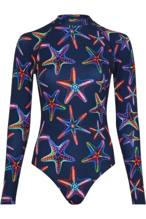 Vilebrequin Rash Guard Intera Donna Con Protezione Uv Disco Stars