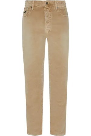 Vilebrequin Pantaloni Uomo A 5 Tasche In Velluto A Coste 1500 Righe