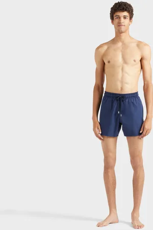 Vilebrequin Pantaloncini Mare Uomo Corti Elasticizzati A Tinta Unita