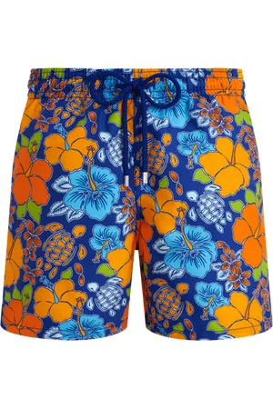 Vilebrequin Pantaloncini Mare Uomo Tropical Turtle