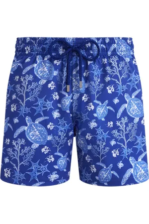 Vilebrequin Pantaloncini Mare Uomo Corti Elasticizzati X-ray Turtles