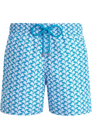 Vilebrequin Pantaloncini Mare Uomo Net Sharks