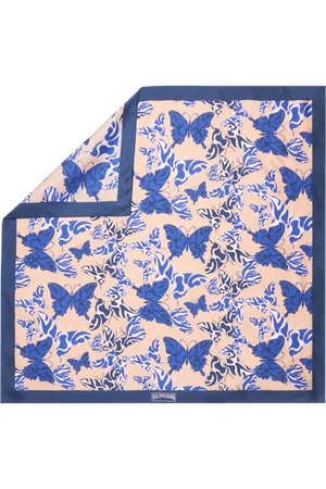 Vilebrequin Foulard In Seta Disco Butterfly