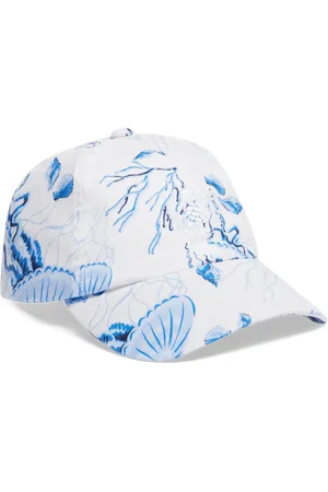 Vilebrequin Cappellino Uomo In Lino Medusa And Shells