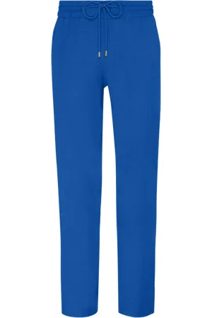 Vilebrequin Pantaloni Uomo In Lana Merino Tinta Unita