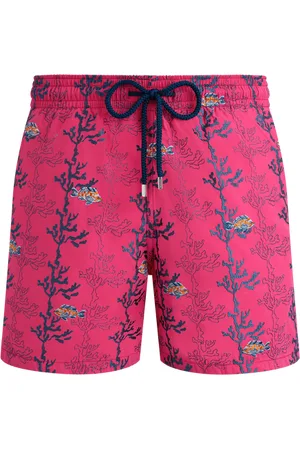 Vilebrequin Pantaloncini Mare Uomo Ricamati Seaweed