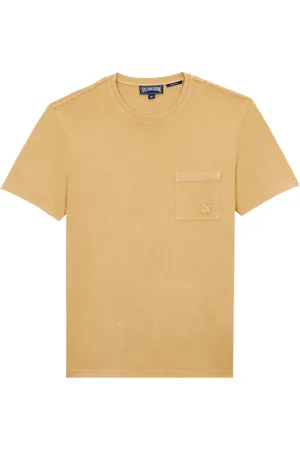 Vilebrequin T-shirt Uomo In Cotone Biologico Tinta Unita Natural Colors